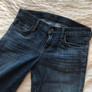 Citizens of Humanity Low Rise Straight Leg Jeans